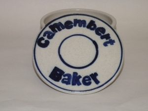 Oven proof and microwave safe. Unwrap your camembert, place in the oven and wait till it melts. Use it as a hot dip! Delicious....