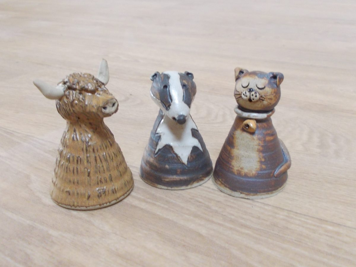 animal candle snuffers Fangfoss Pottery